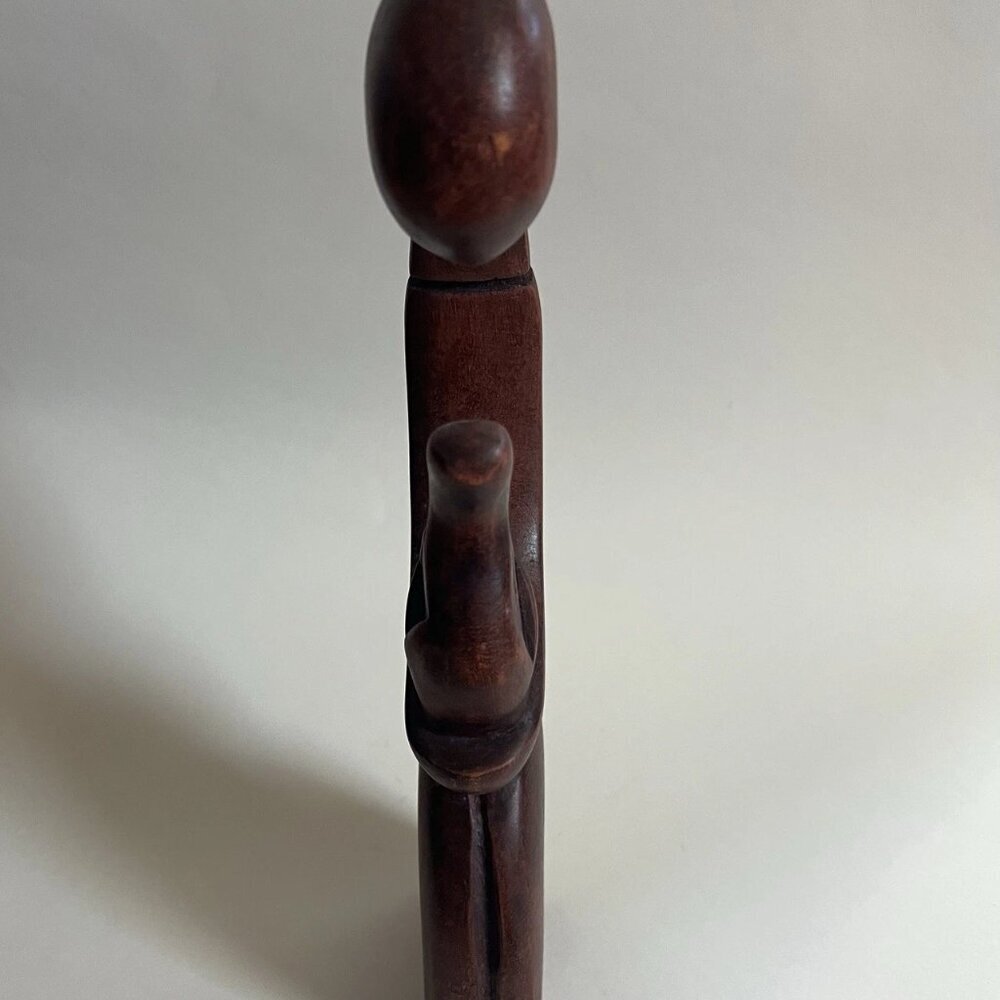VTG African Heritage Collection Art Wooden Carved 11.5" Mother & Child Sculpture - Picture 4 of 6